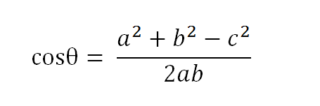 余弦定理cosθ计算公式